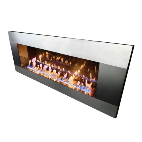 Биокамин "Русский огонь" Модерн 1300V встраиваемый с декоративным стеклом (стемалитом)