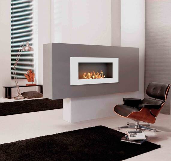 Биокамин ZeFire Elliot 900 с белой рамкой Биокамин ZeFire Elliot 900 с белой рамкой по цене 32 300 руб.