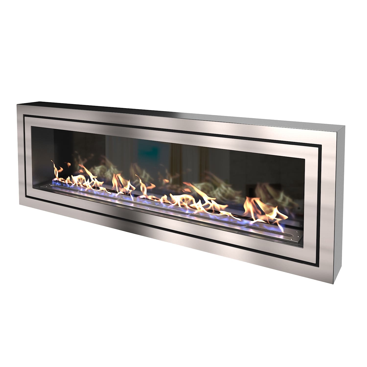 Биокамин "Русский огонь" Стенли 1500N настенный с защитным и декоративным стеклом по цене 69 350 руб.