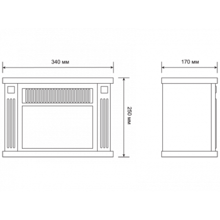 Электрический мини-камин EFP/M - 5012W