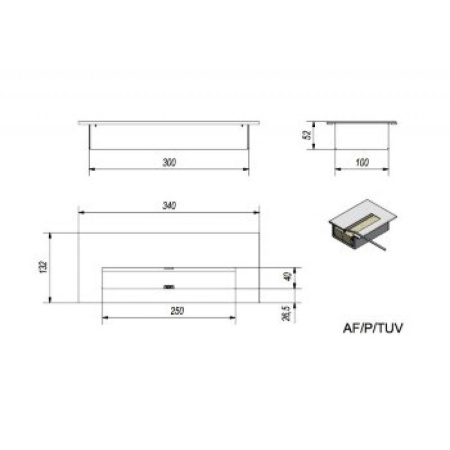 Биокамин Kratki BRAVO TUV золото по цене 
