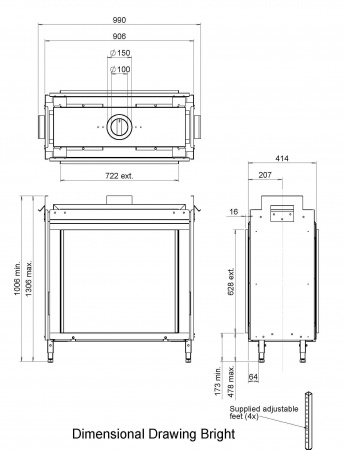 Газовый камин Faber Bright Газовый камин Faber Bright
