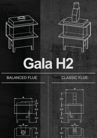 
Газовая топка Vero Design GA 6 H2